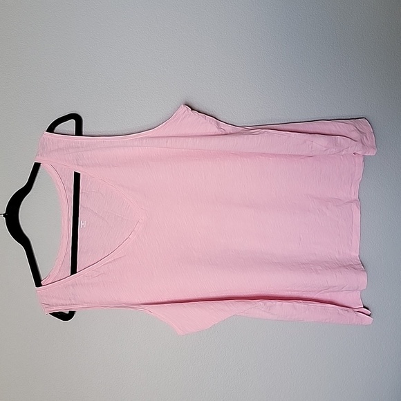 Old Navy Spring Pastel Cotton XXL pink sleeveless V neck top - Picture 1 of 6